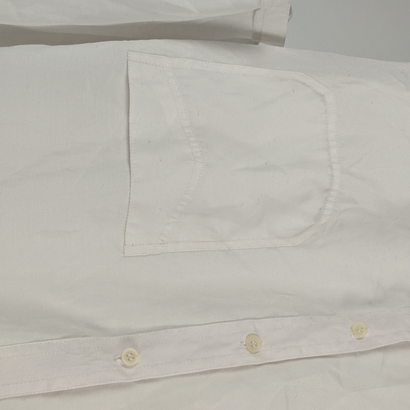 Outfit Business Classics Men's Shirt Size 41 White Short Sleeve Button Front - Picture 3 of 7